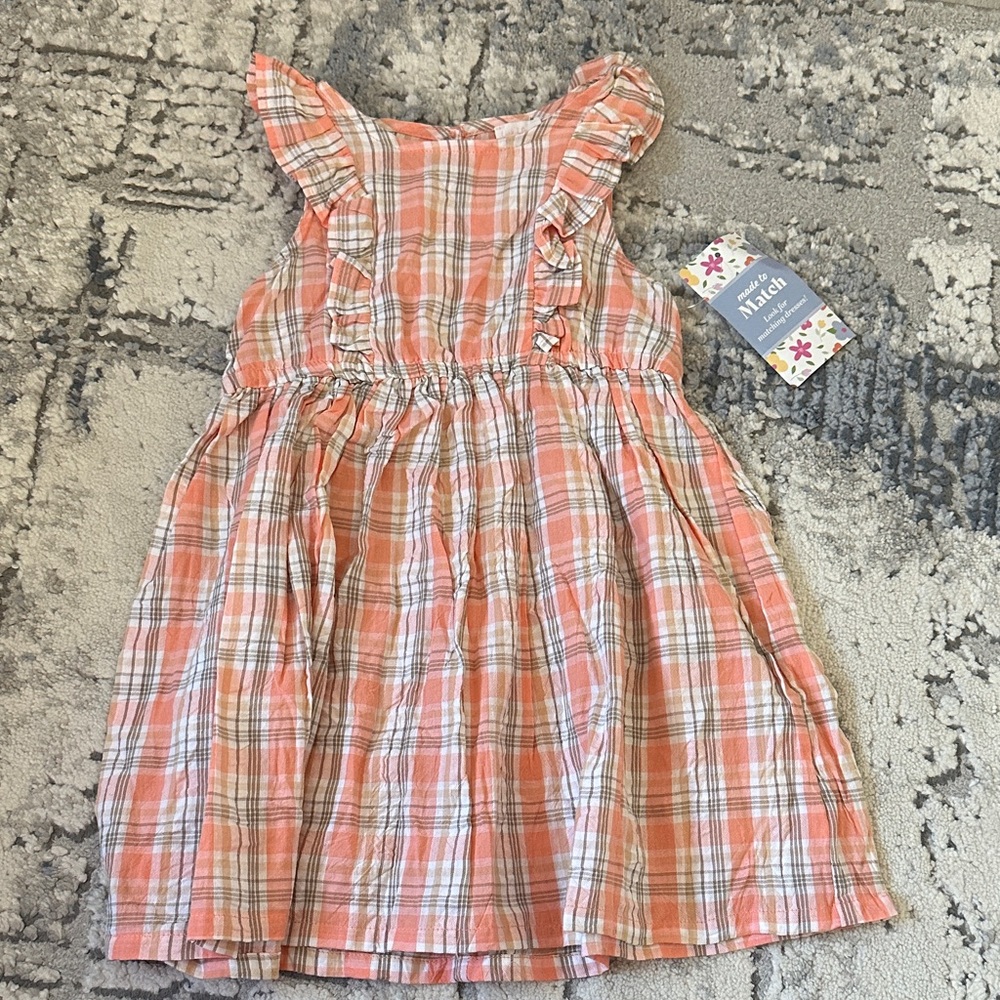 Lucky Penny mommy and me pale orange size 3t dress